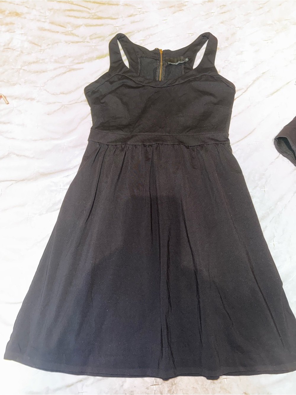 Cynthia Rowley Black Racerback Mini Dress